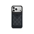 Retro Pattern Card Pocket iPhone Case
