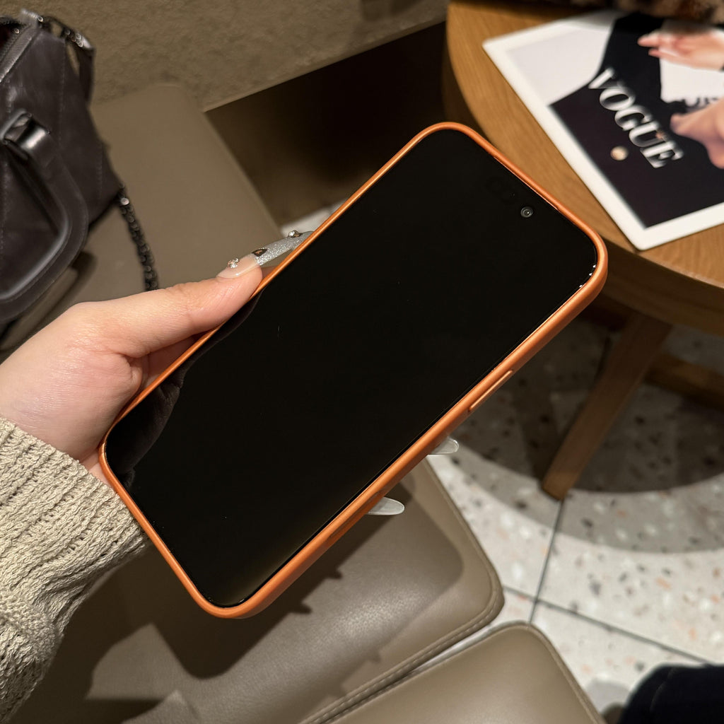 Luxury Embossed Leather Protective iPhone Case