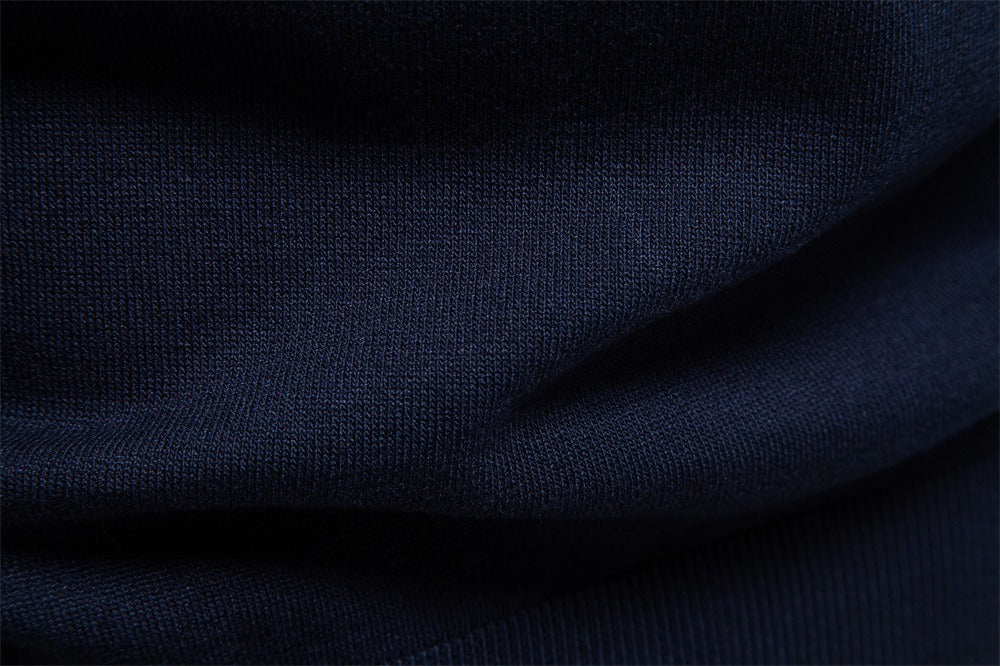 Men’s Striped Zip Knit Polo