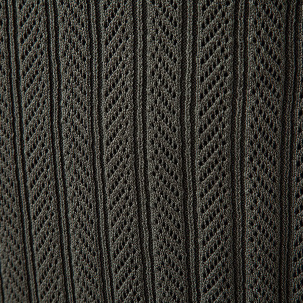 Men's Textured Quarter-Zip Polo Sweater