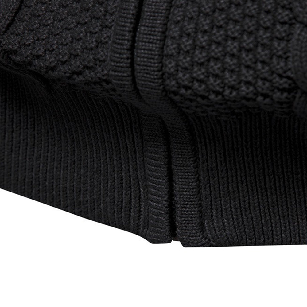 Men's Cable Knit Full-Zip Sweater