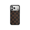 Classic Brown Checkered Full Coverage iPhone Case