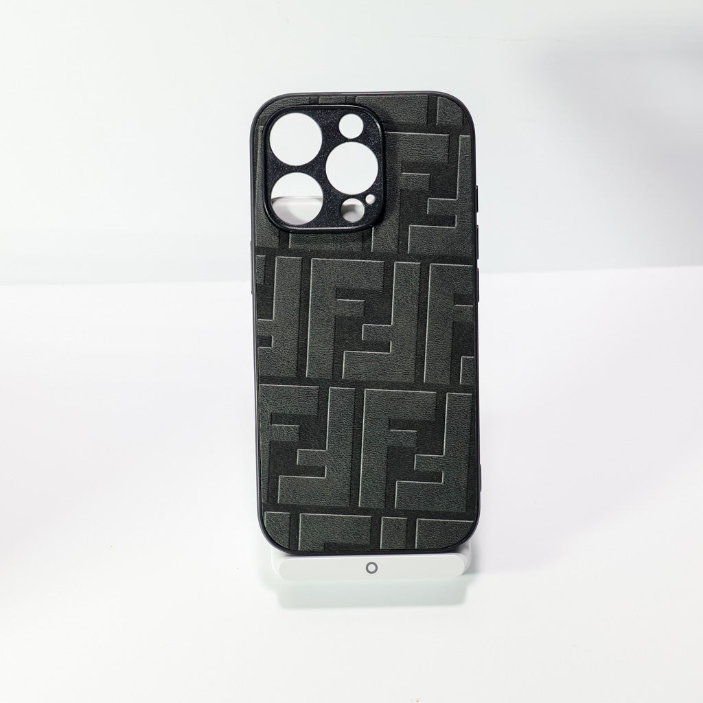 Fendi Leather iPhone Case for 1218 Pro Max Plus