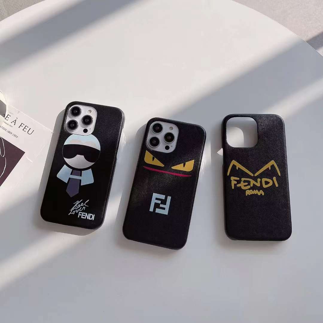 Fendi iPhone Case Karlito Design for 18Pro Max