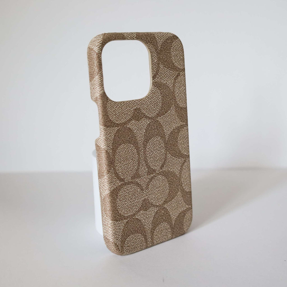 Coach iPhone 13 Case Light Beige for iPhone 11 12 13 14 15 16 17 18pro Max