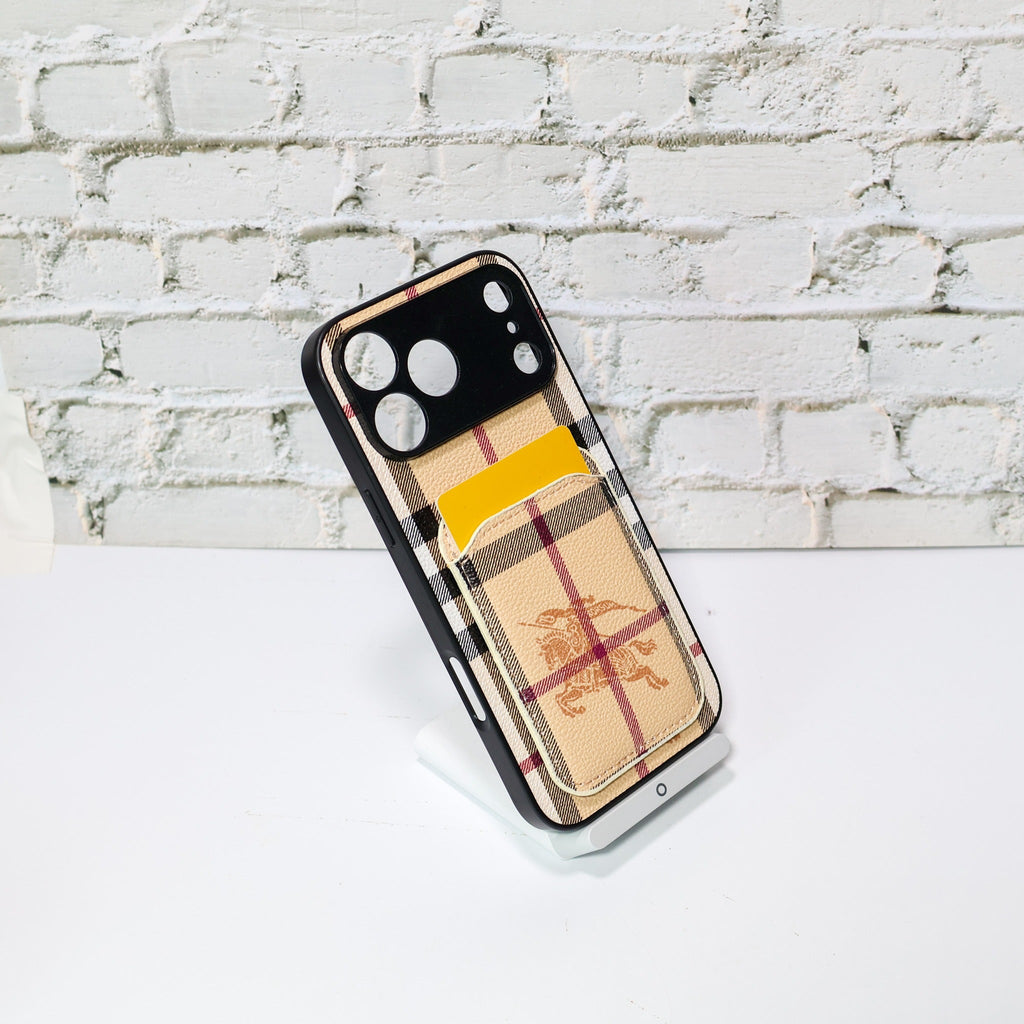 BB Card Holder iPhone Case for 14-18 / Pro / Pro Max / Plus / Air
