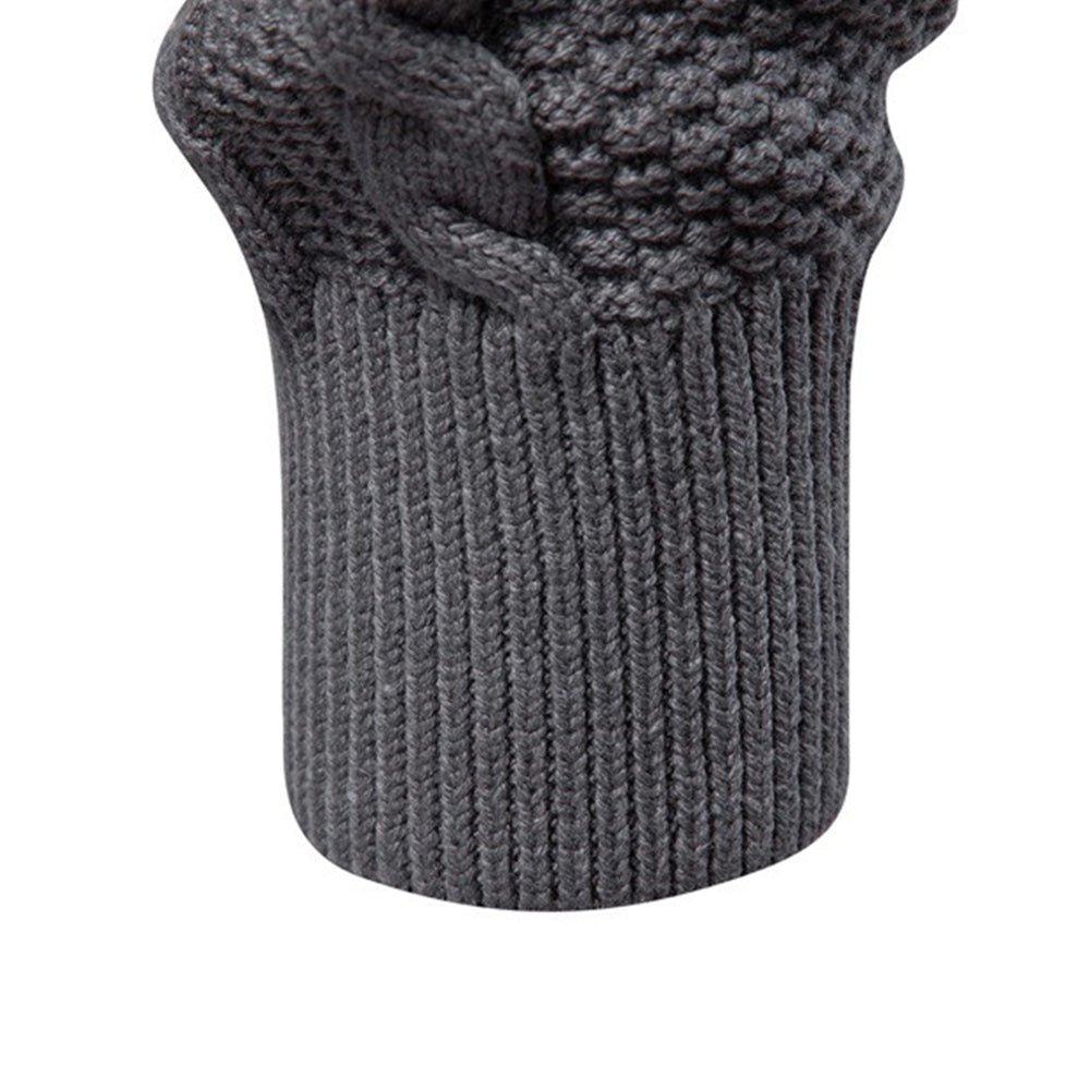 Men's Cable Knit Full-Zip Sweater