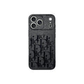 BLACK D Monogram iPhone Case