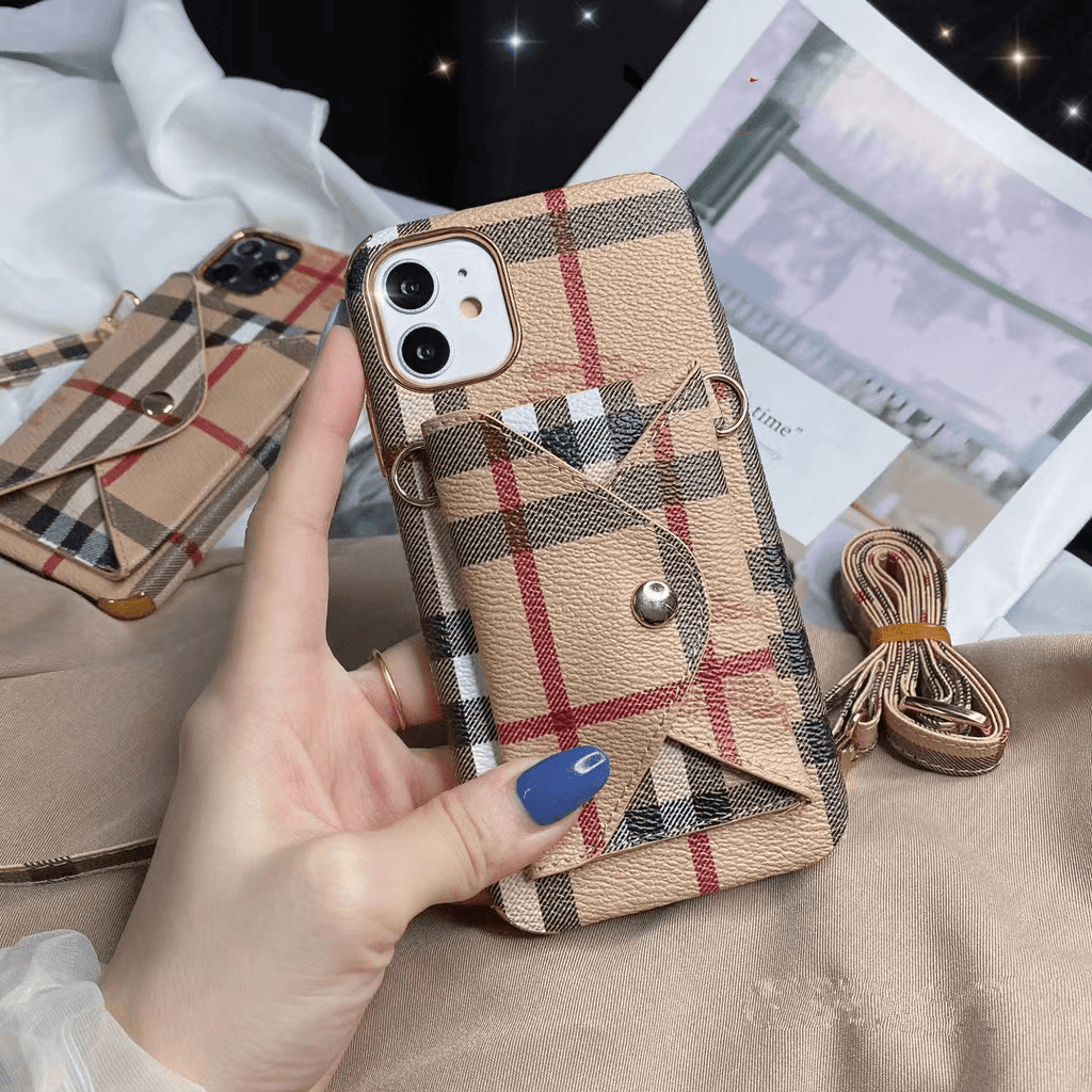 Designer Crossbody Wallet Case for iPhone 18 Pro Max