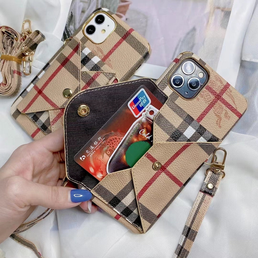 Designer Crossbody Wallet Case for iPhone 18 Pro Max