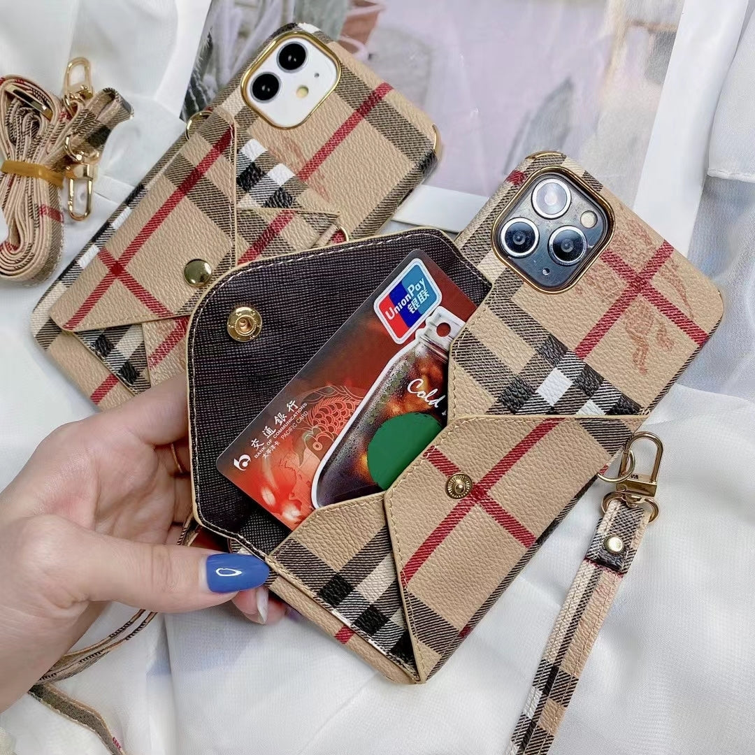 Designer Crossbody Wallet Case for iPhone 18 Pro Max