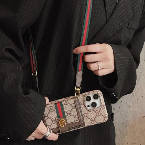 GG Card Bag Crossbody iPhone Case