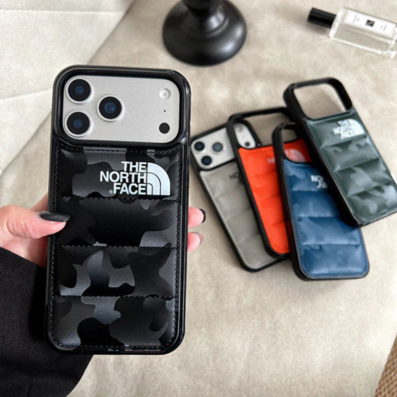 Puffer Style Shock-Absorbing Protective iPhone Case